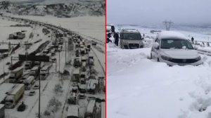 54 yıl sonra bir ilk gerçekleşti! 50 santimetreyi bulan kar Gaziantep'te hayatı felç etti