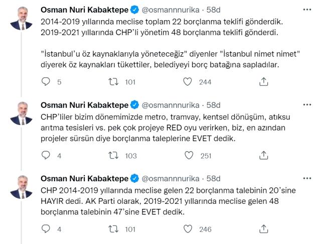 AK Parti'li Kabaktepe'den İmamoğlu'na Engelleniyoruz yanıtı: İstanbul, sizin yarışınıza heba olamaz