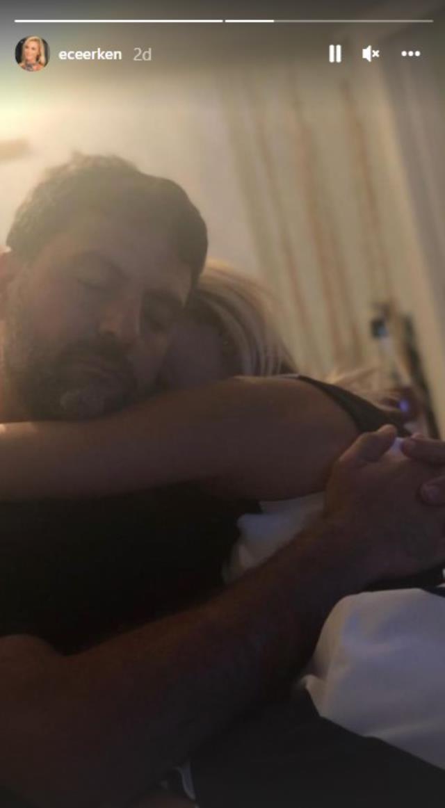 Ece Erken, öldürülen eşi Şafak Mahmutyazıcıoğlu'na sarıldığı bir pozunu paylaştı