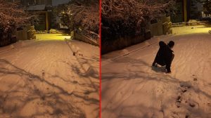 Kar İstanbul'da çok fena bastırdı, yollar kapandı! Yerdeki kalınlık her geçen dakika artıyor